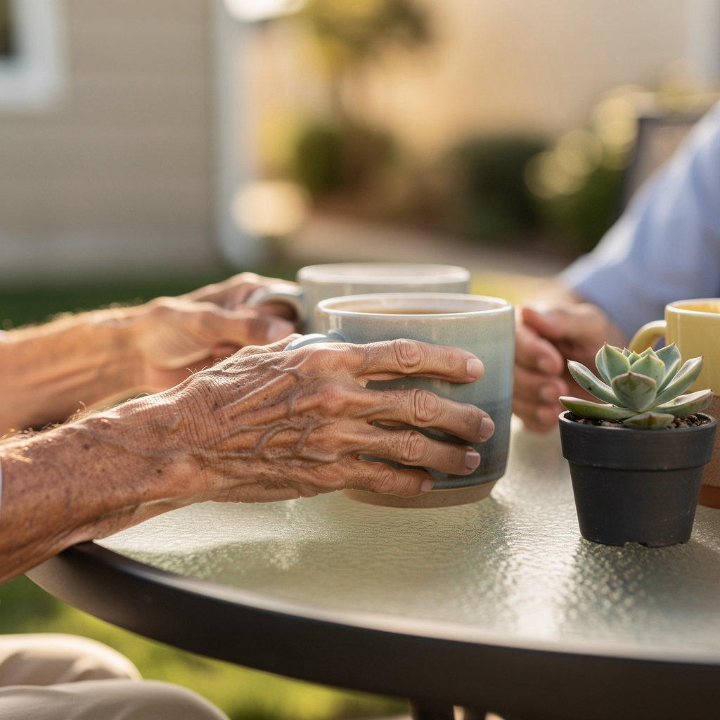 Terry's Mobile Home Park community clubhouse and social area for 55+ residents in Chula Vista