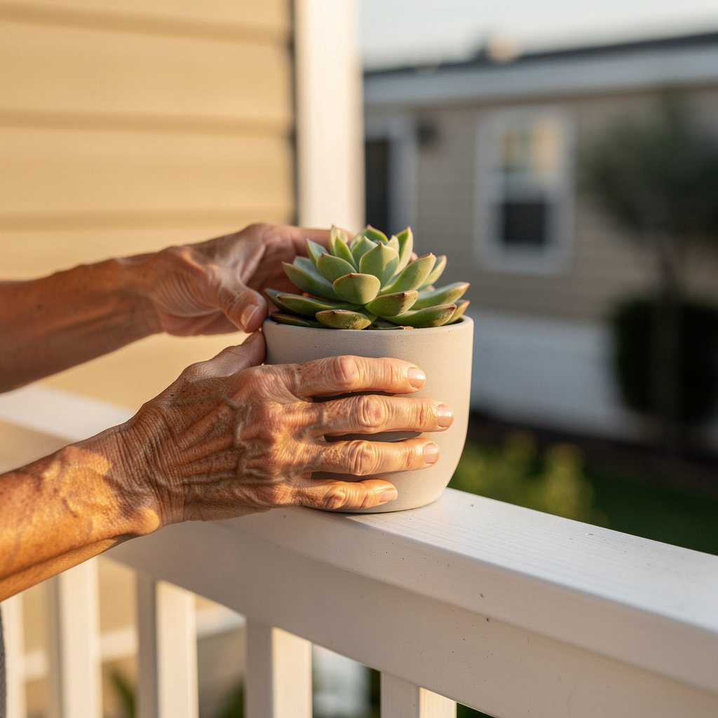 Terry's Mobile Home Park in Chula Vista showcasing a welcoming 55+ community with mobile homes and amenities